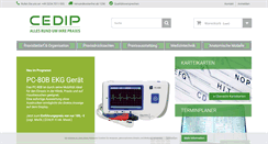 Desktop Screenshot of cedip.de
